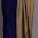 BLUE HANDLOOM FABRIC: COTTON TYPE : HANDLOOM COTTON COLOR: ROYAL BLUE PLAIN SAREE